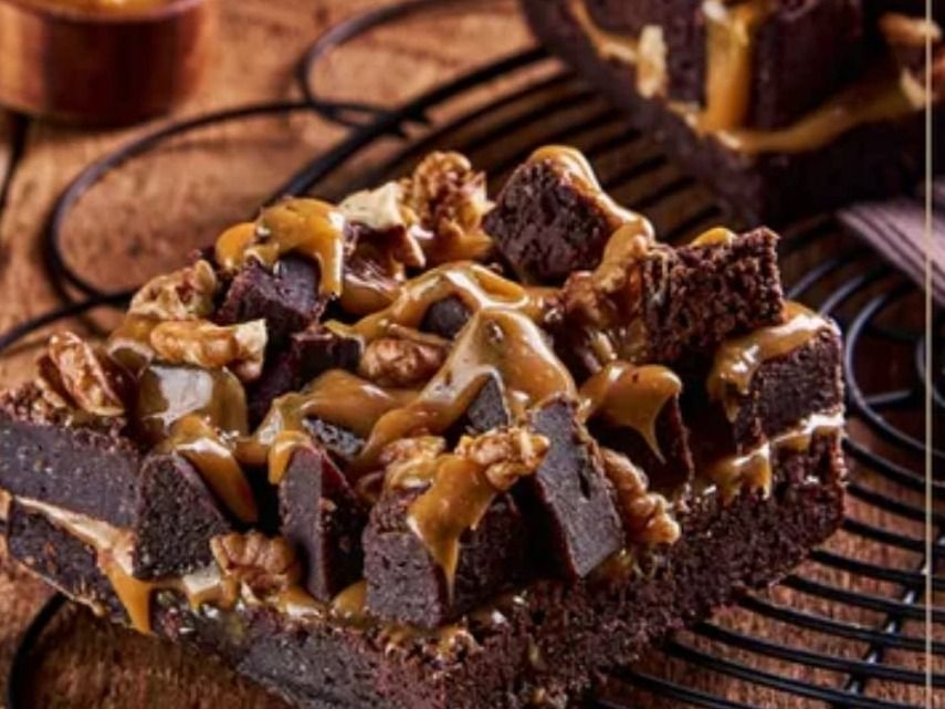 Brownies Caramel Cubes