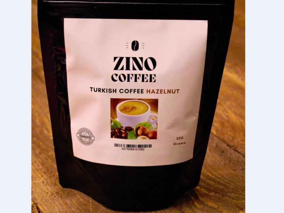 Zino Premium Turkish Coffee Hazelnut 200gm