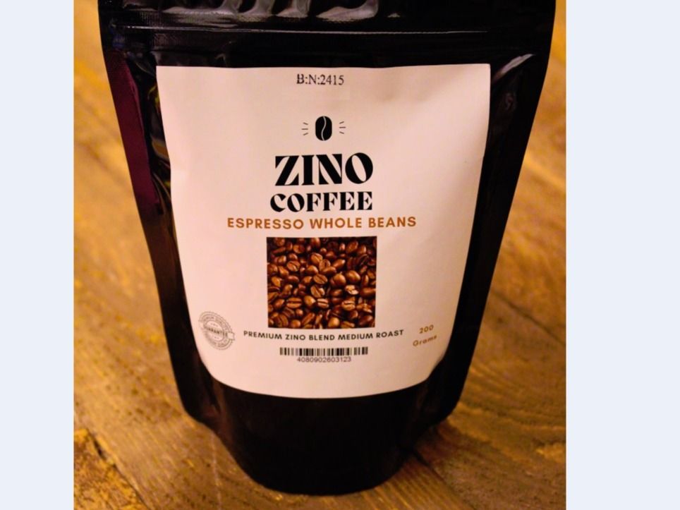 Zino Premium Whole Coffee Beans Medium Roast 200gm
