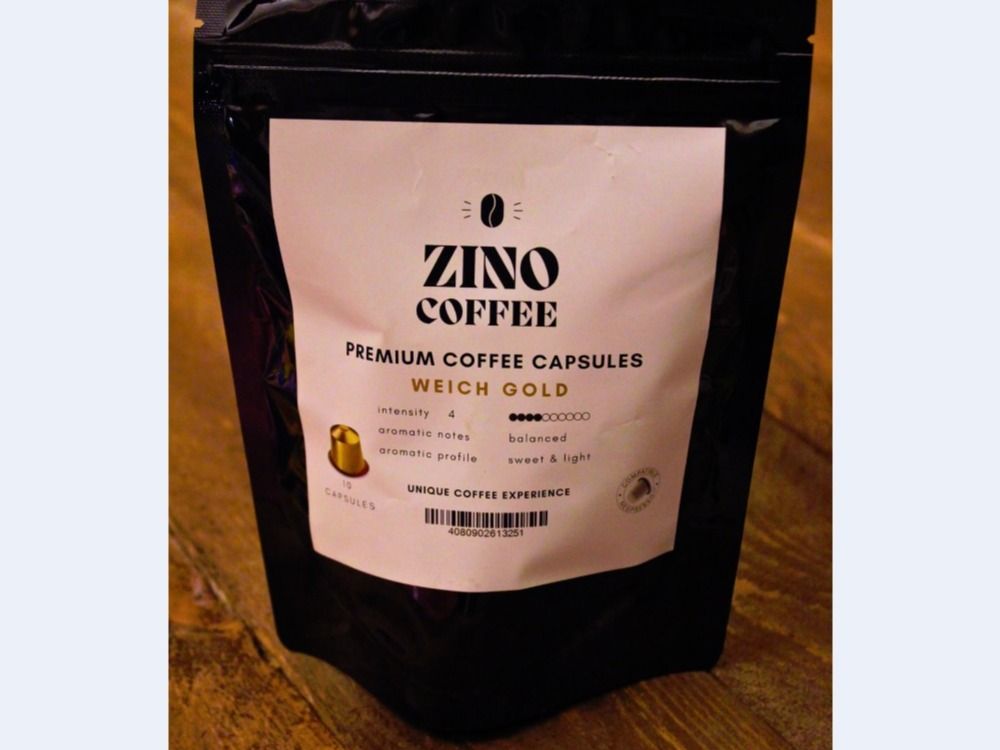 Zino Premium Coffee Capsules (WEICH GOLD)⁠ 10 Capsules