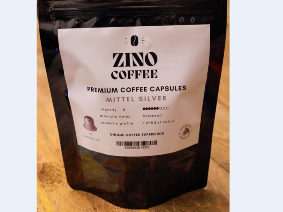 Zino Premium Coffee Capsules Mittel Silver⁠ 10 Capsules