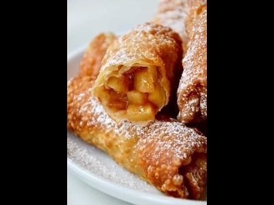 Apple Pie Spring Rolls