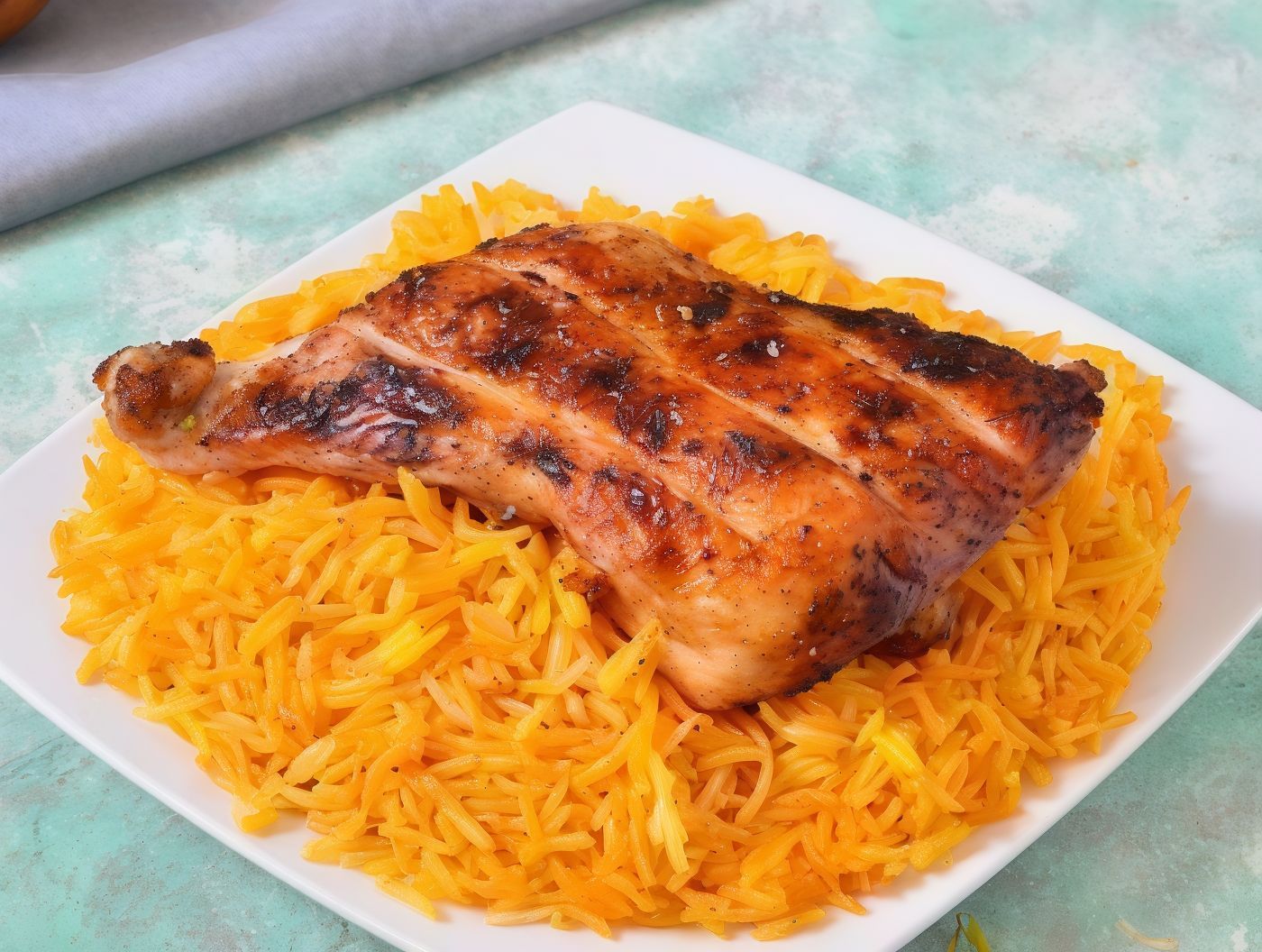 ربع دجاج مشوي