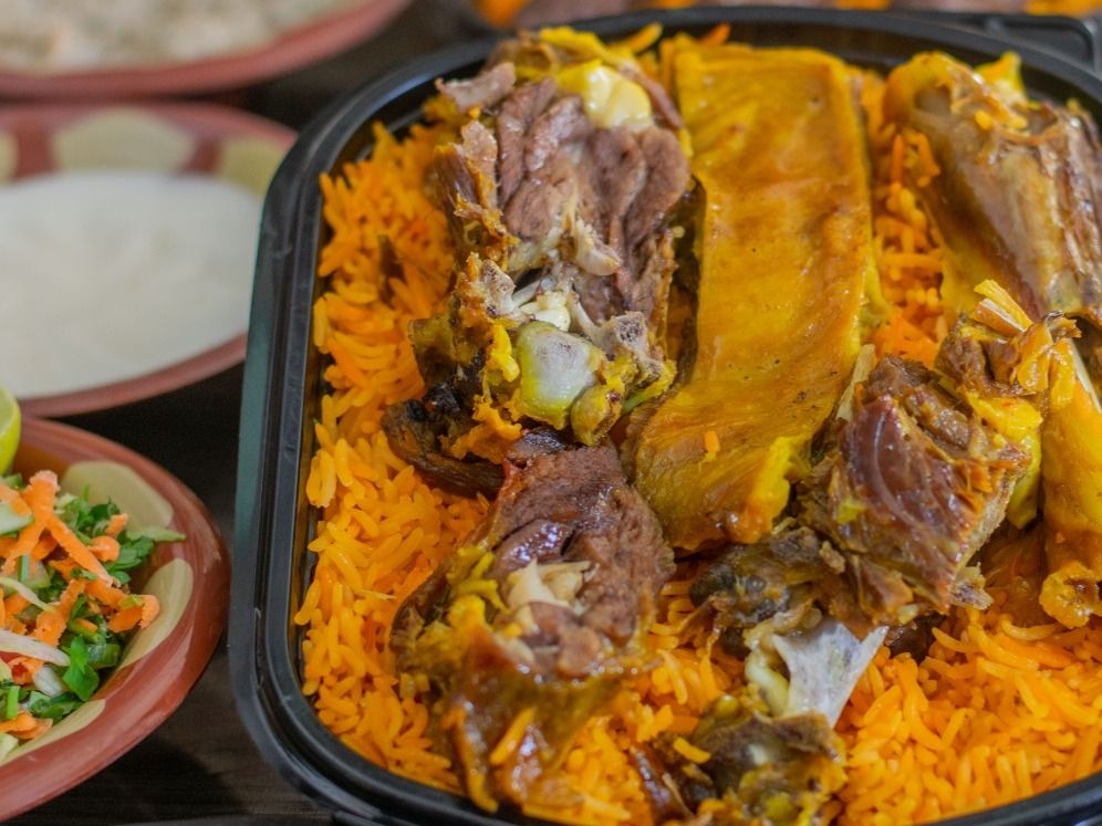 وجبة مندي لجم