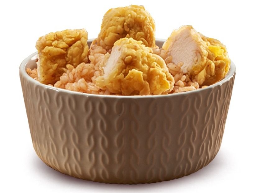 Rice With Crispy Chicken