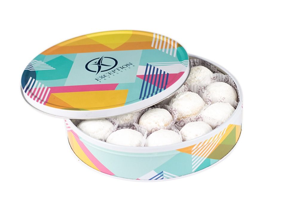 Plain Kahk - Round Metal Box