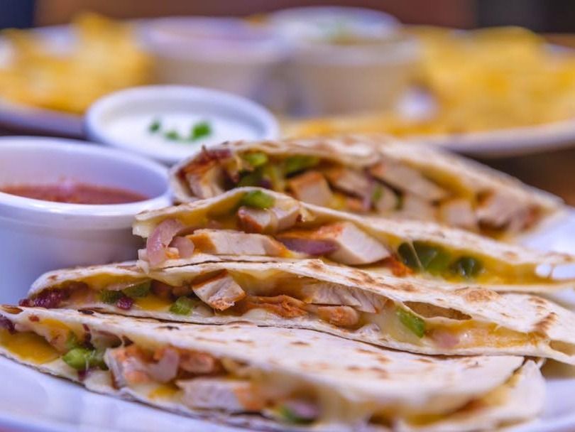 Chicken quesadillas