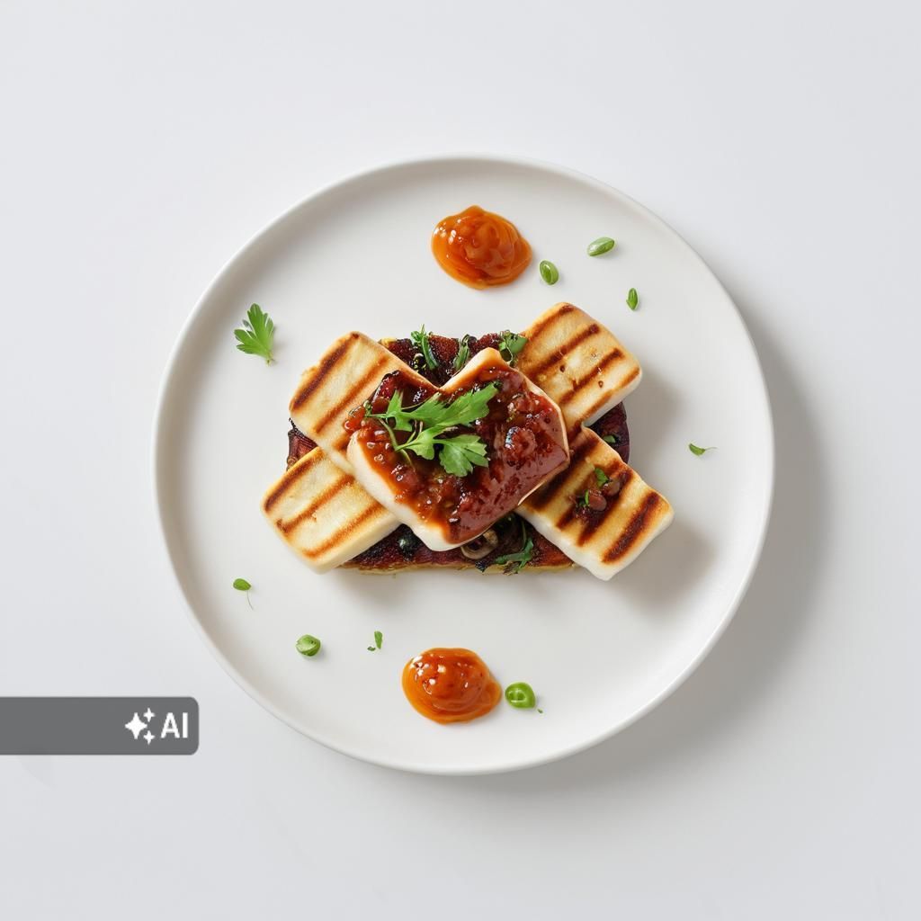 Halloumi Steak with Fig Jam
