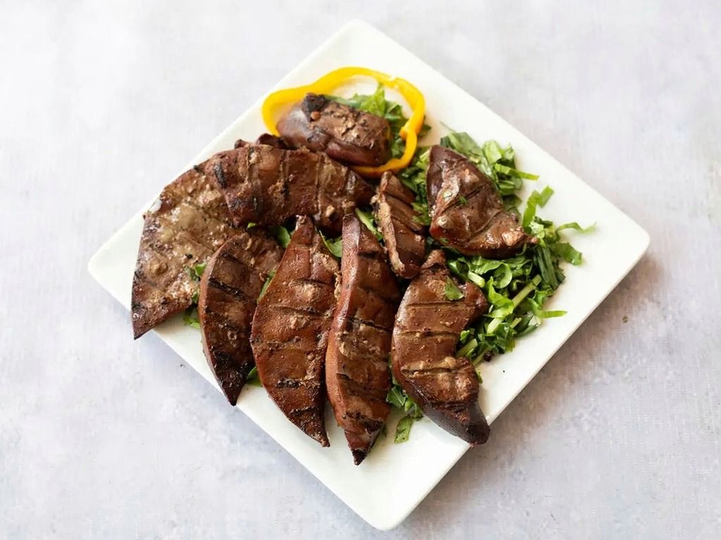 Grilled Liver and Kidneys