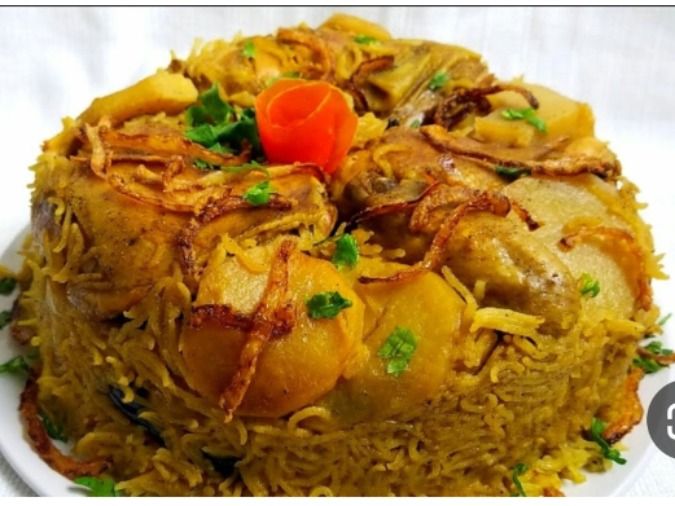 Palestinian Maqluba Quarter Chicken Breast