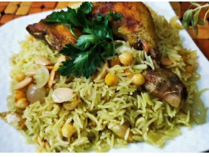 Palestinian Pot Quarter Chicken and Thigh