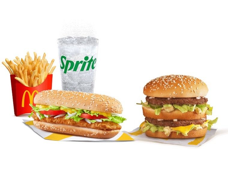 Chicken Fillet Regular Meal + Big Mac Sandwich