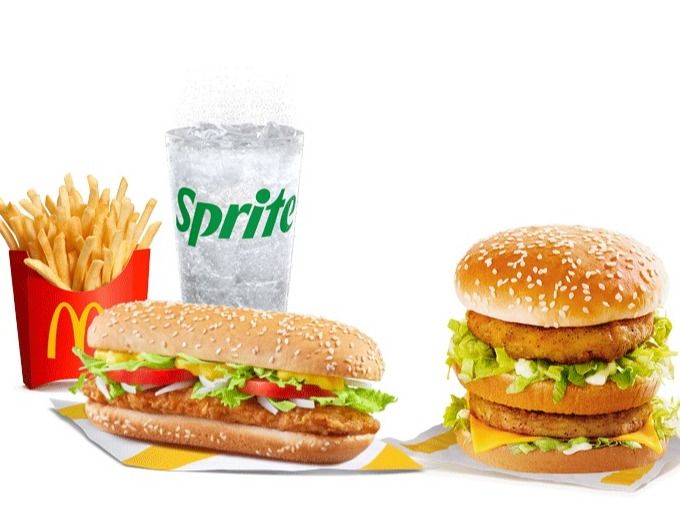 Chicken Fillet Medium Meal + Chicken Mac Sandwich