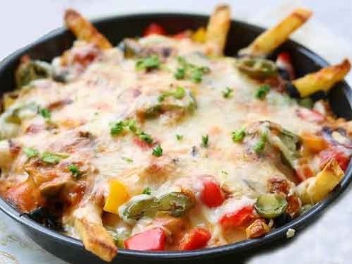 French Fries Pizza