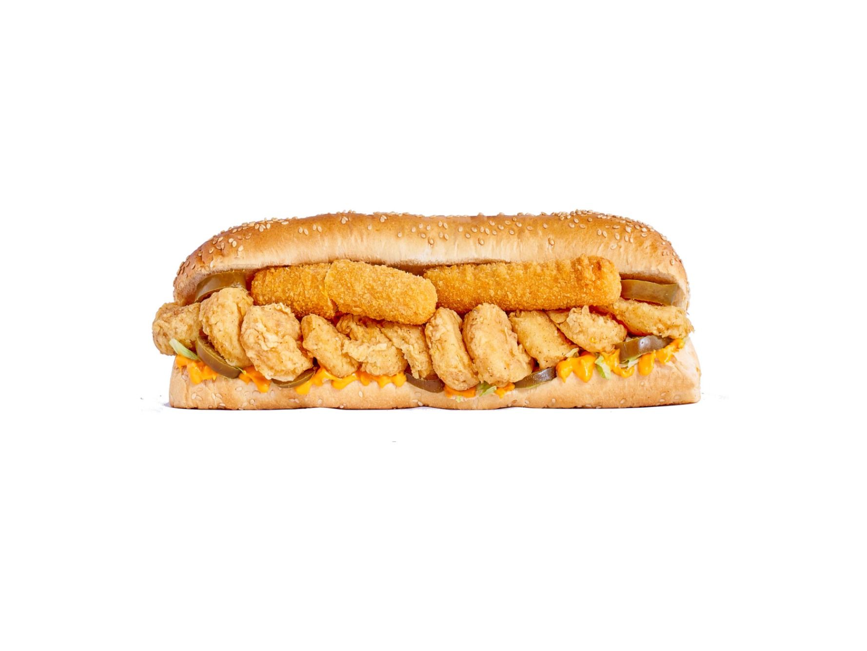 Pirates Cheddar Sticks Sandwich