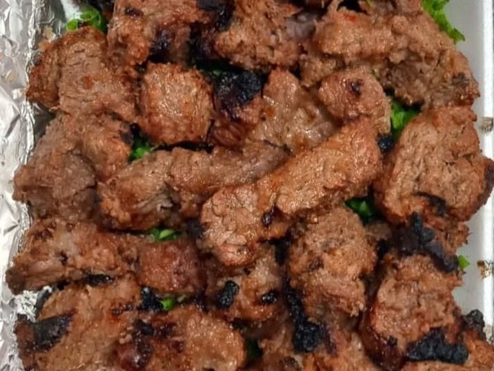 Half a kilo of grilled kebab