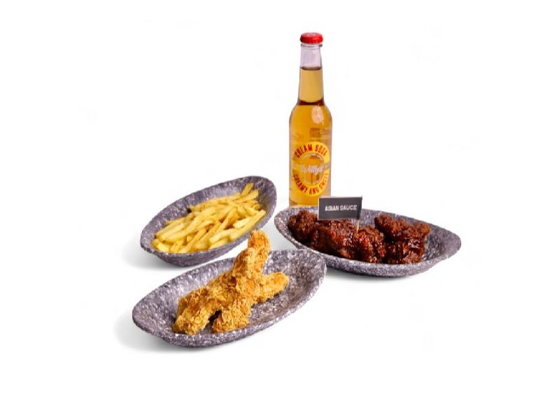 Combo Wings With Strips