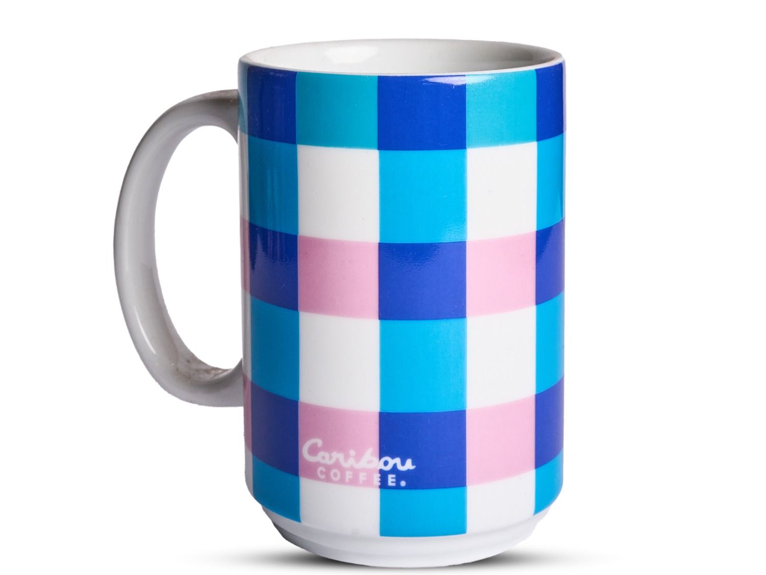 Blue Mug Squares 16 Oz