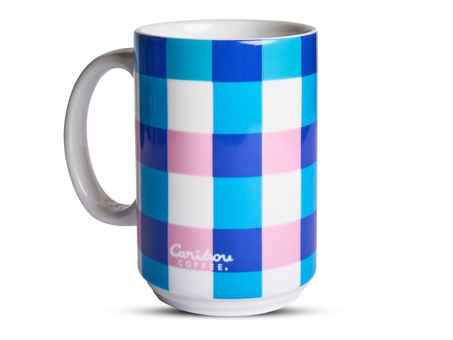Blue Mug Squares 12 Oz