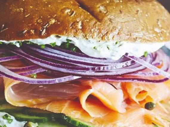 Smoked Salmon Sandwich