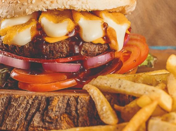 BBQ Burger Sticks