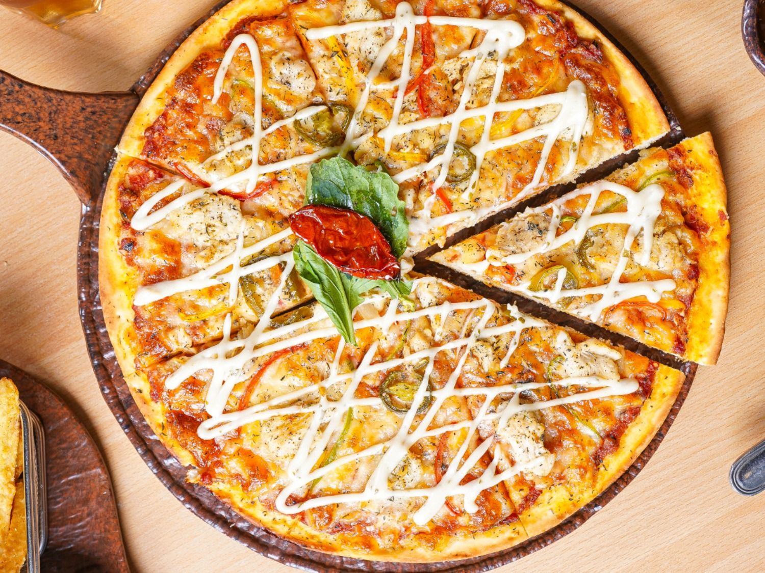 Chicken Ranch Pizza