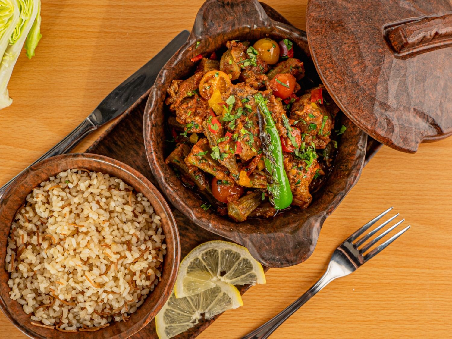 Okra with Meat