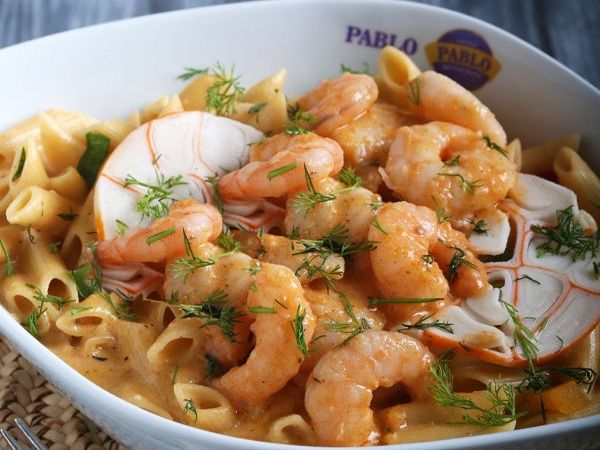 Marinara Shrimp Pasta