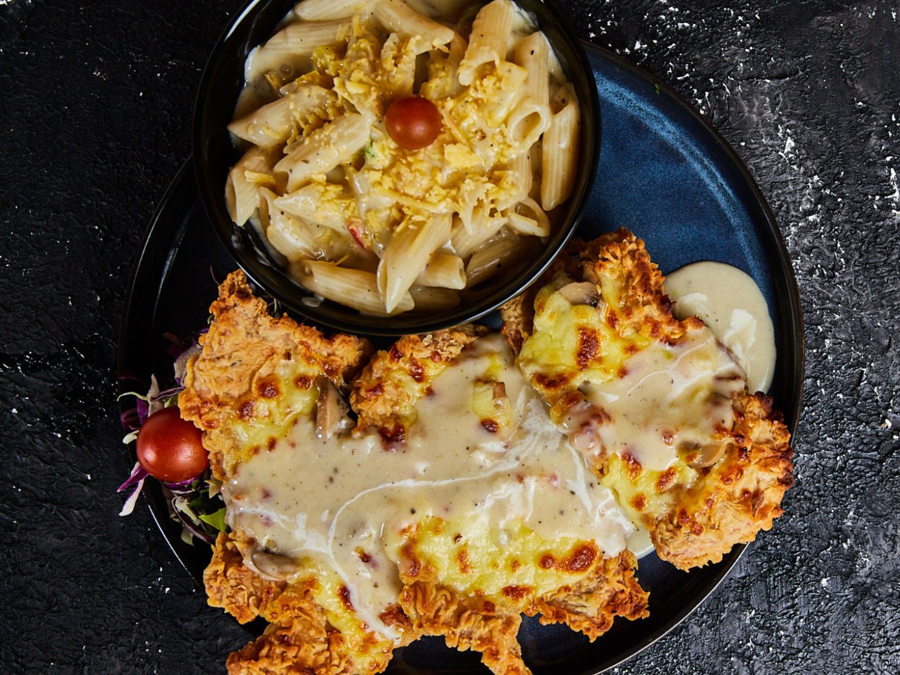 Crispy Chicken With Mushroom