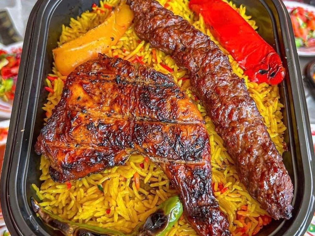 Chicken Thigh With 1/8 Kofta Rice
