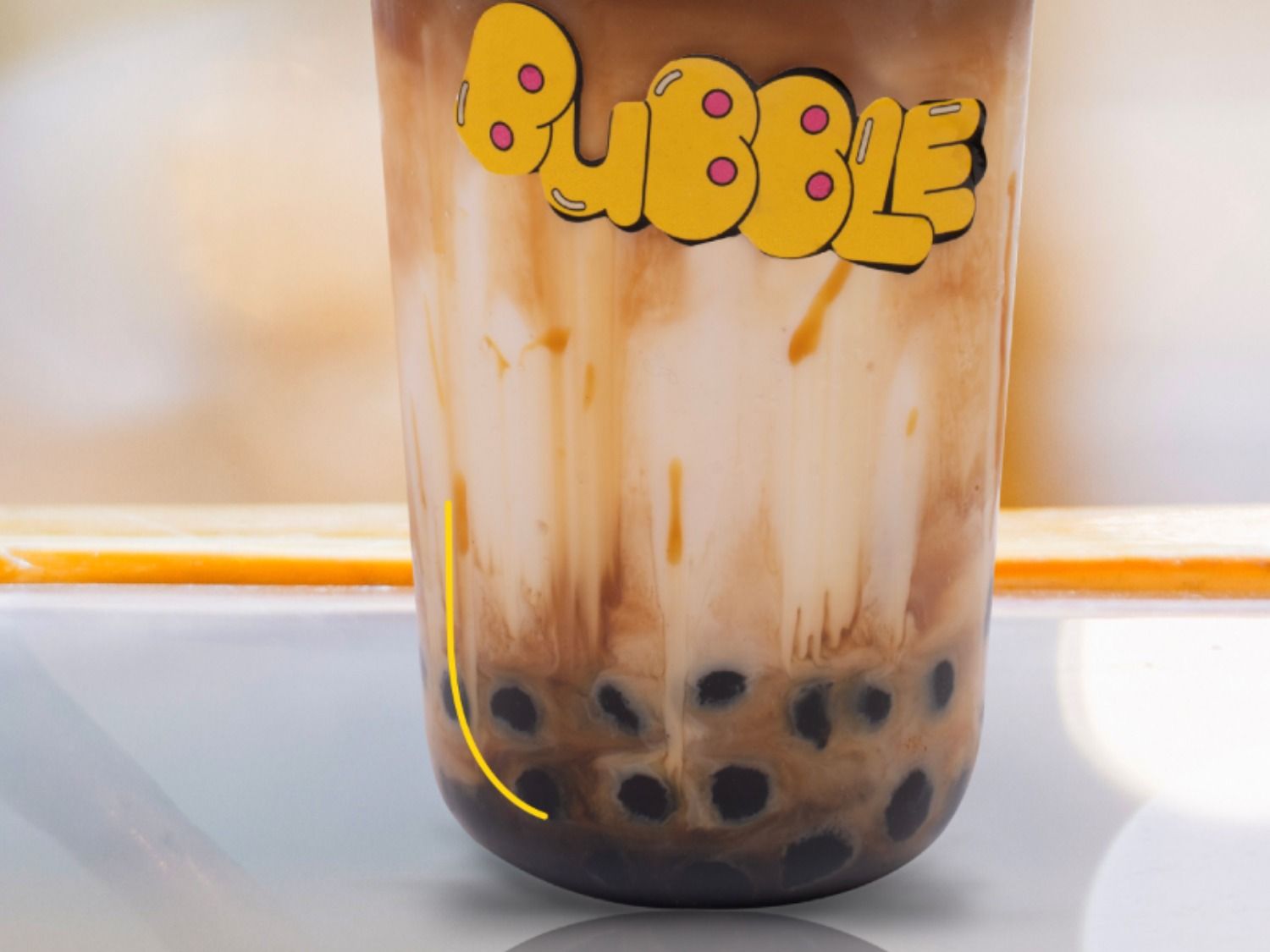 Chai Latte With Tapioca Pearls