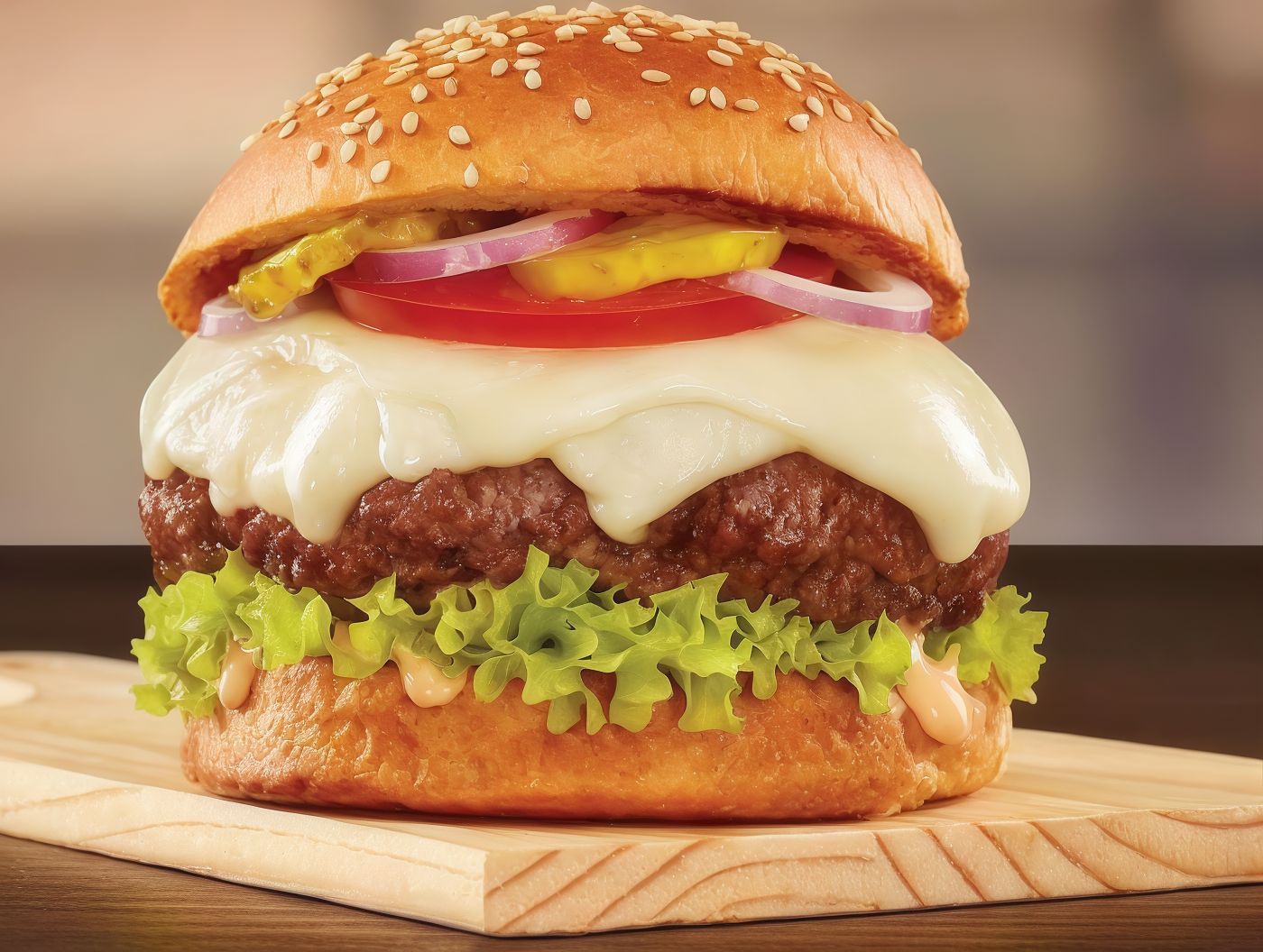 Baladi Burger Cheese And Eggs