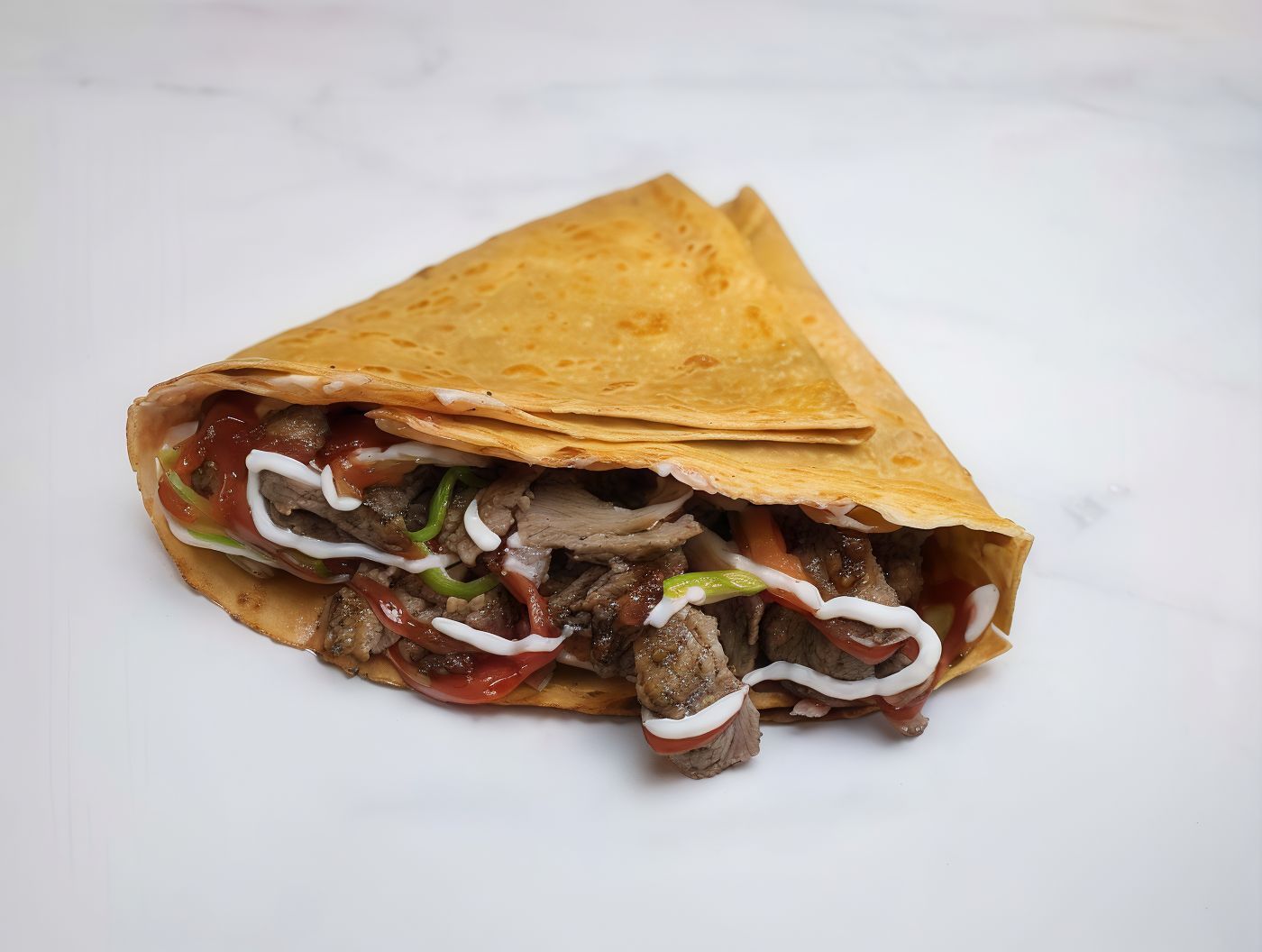 Meat Shawerma Crepe
