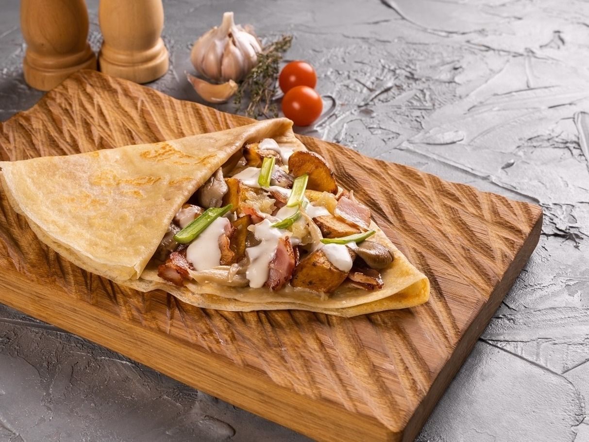 Meat Kofta Crepe