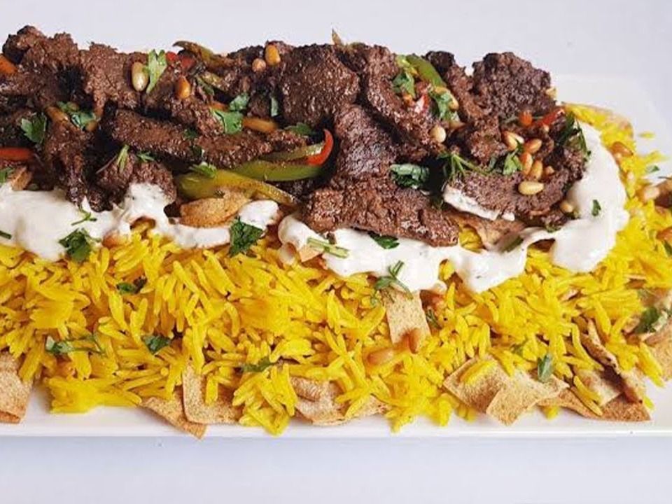 Meat Shawerma Fatteh