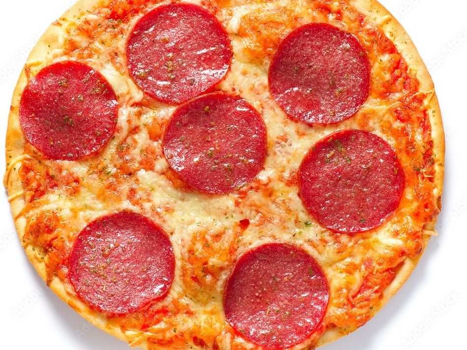 Salami Pizza