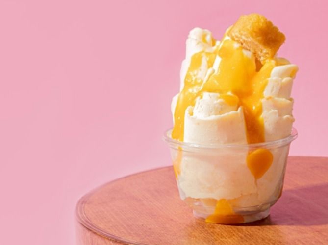 Twinkies and Mango Mix Ice Cream