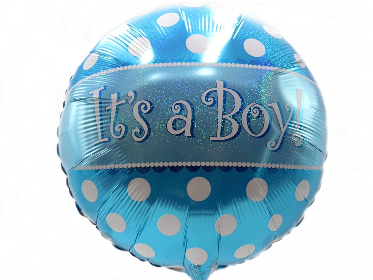 It's A Boy Helium Balloon