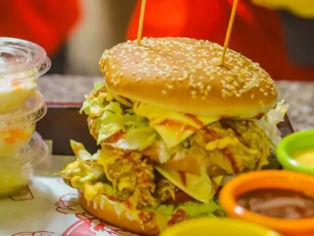 Double Chicken Zinger Sandwich
