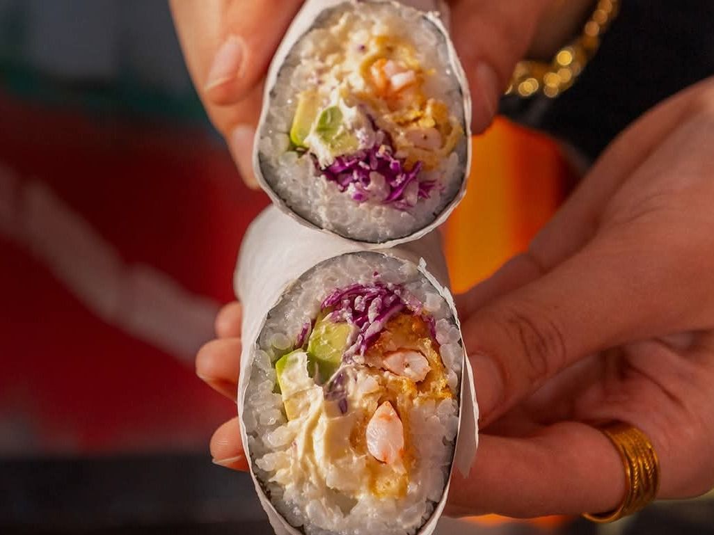 Salmon Burrito