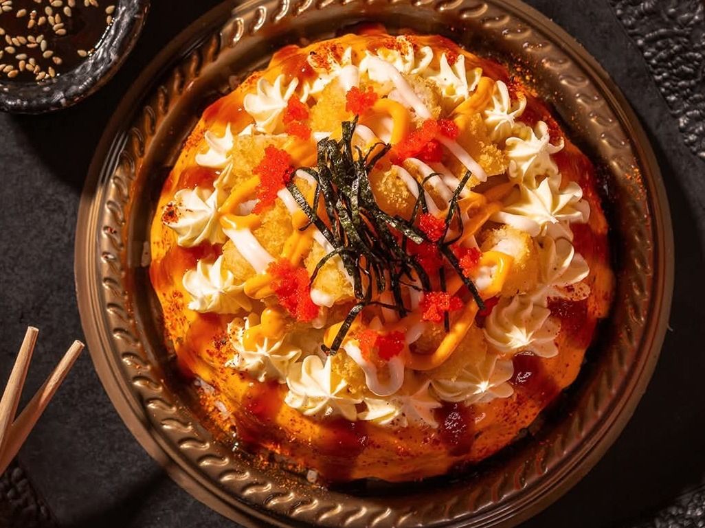 Small sushi cake