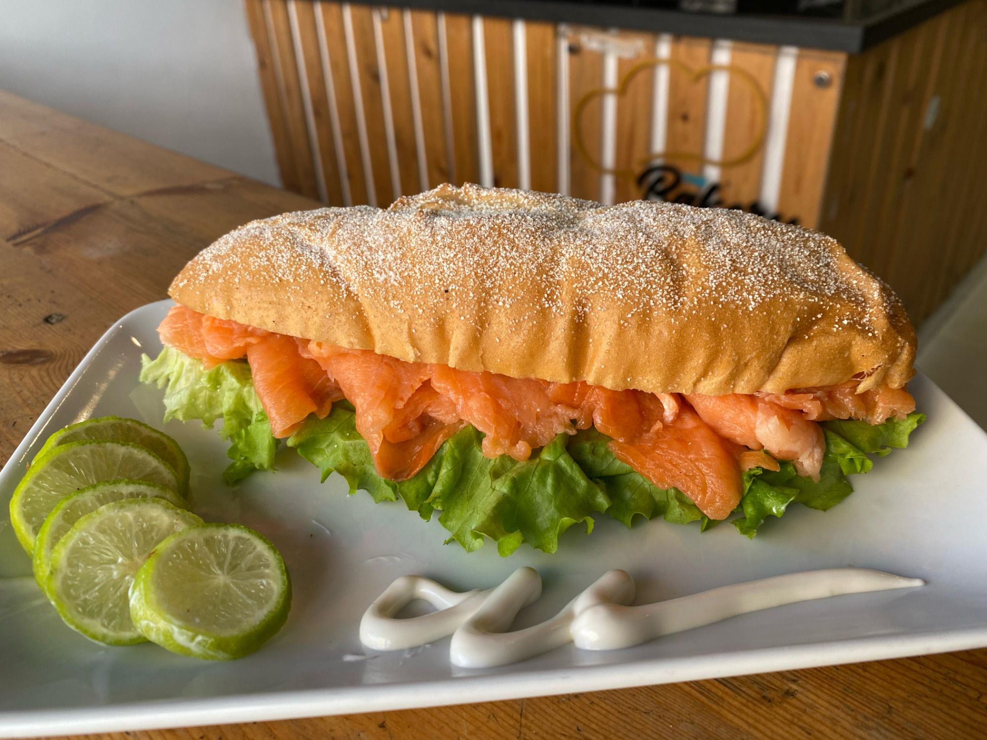 Smoke Salmon Sandwich