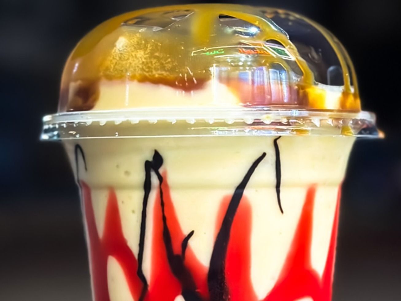 Kunafa Mango Banana Milk Ice