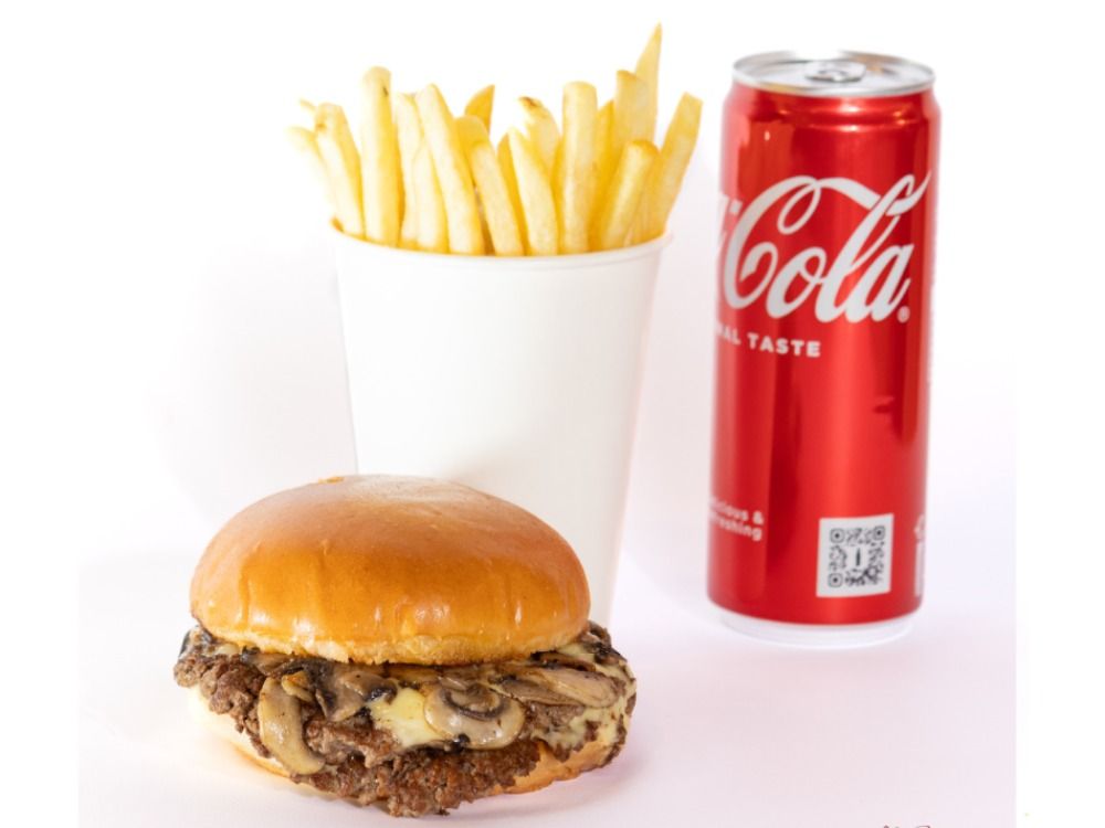 Single Mushroom N' Swiss Combo