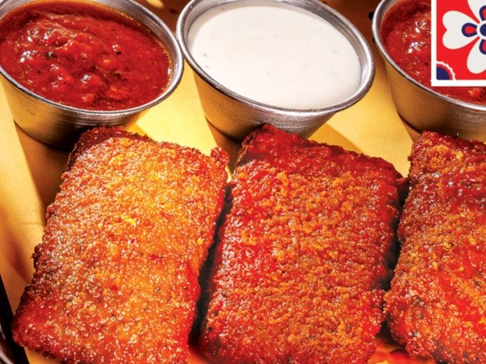 4 Pieces Of Fried Mozzarella Cheese