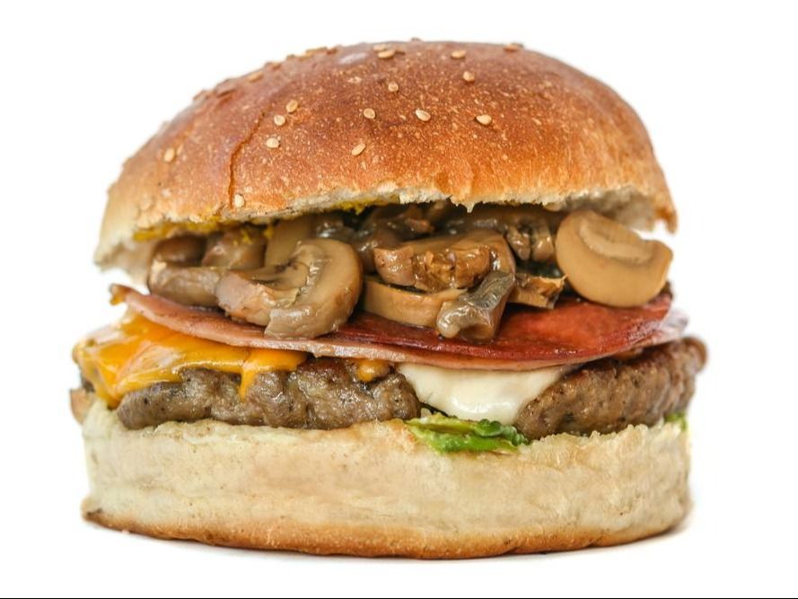 Mushroom Smash Burger