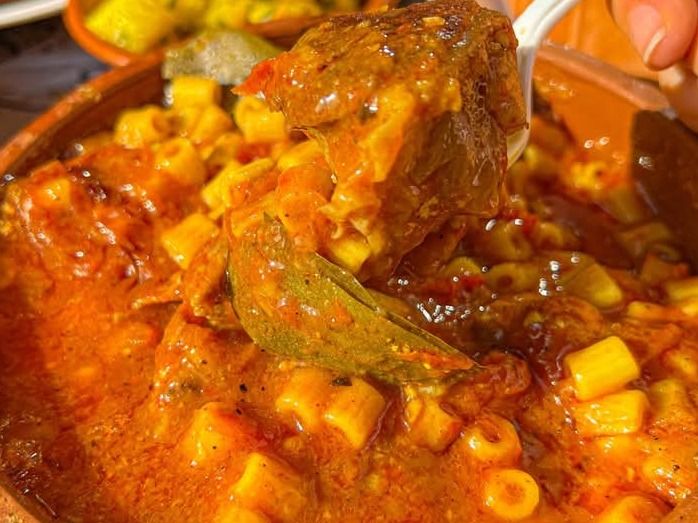 Mbakbaka Lamb Pasta Casserole