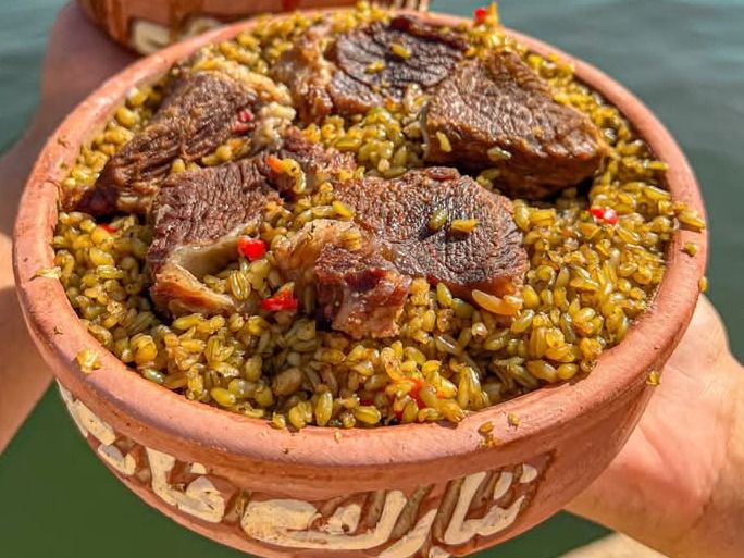 Freekah Tagine with Meat