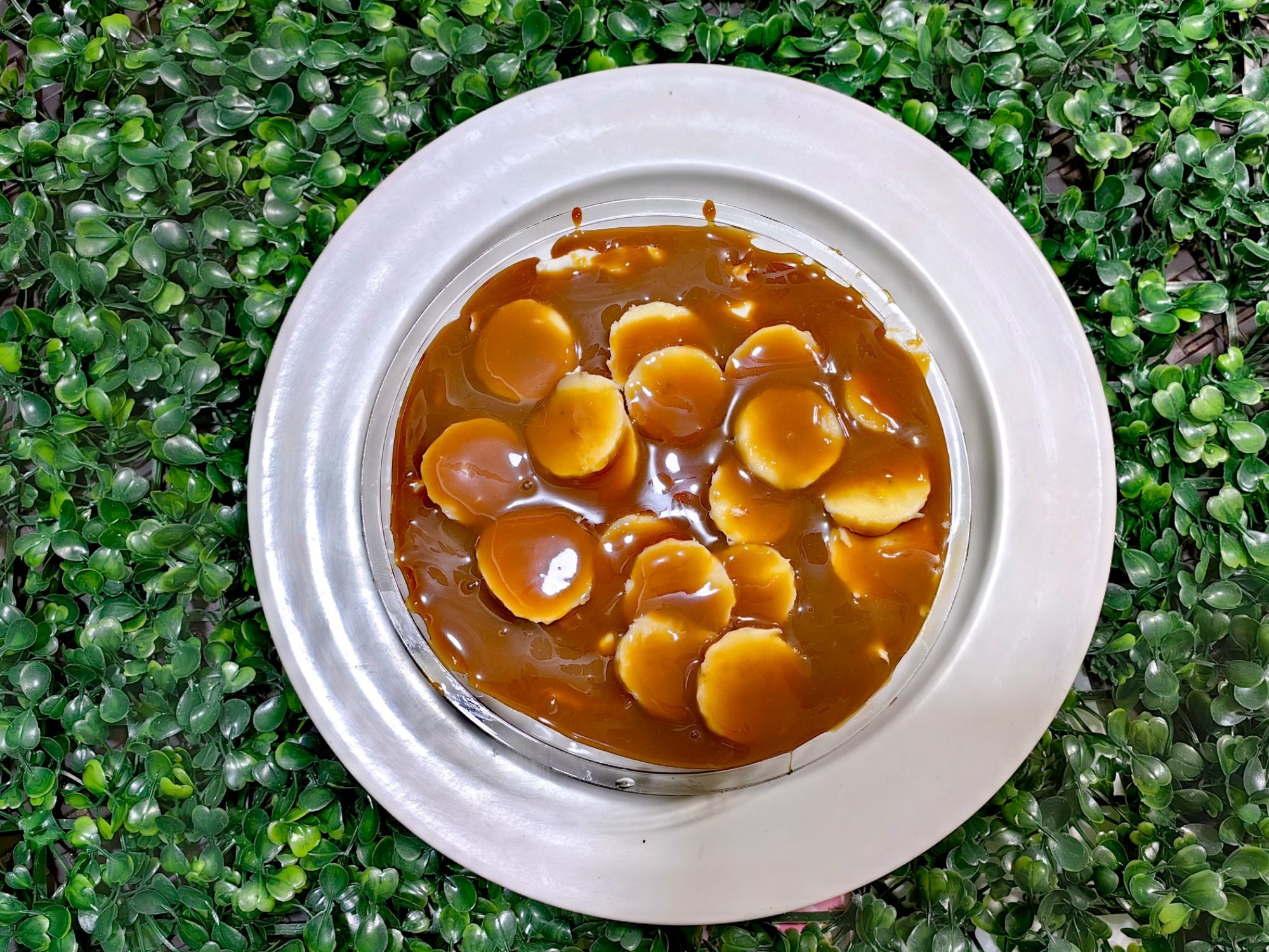 Kunafa Caramel With Bananas