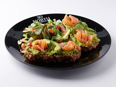 Avocado Smoked Salmon On Toast
